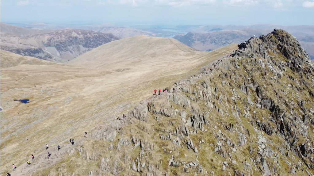 Helvellyn via Striding Edge Guided Outdoors - 5 Must Do Lake District Walks 